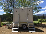 Black Tie Twin toilet trailer